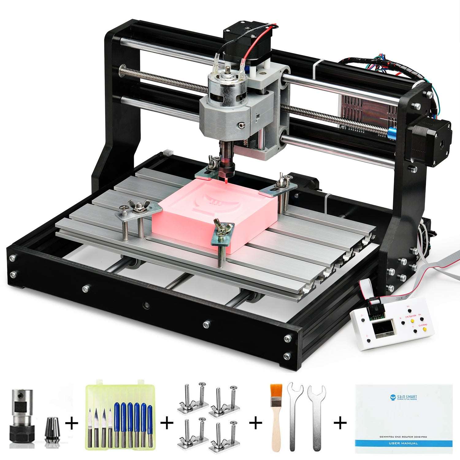 Genmitsu - 3018-PRO Desktop CNC Router DIY Kit with Offline Controller