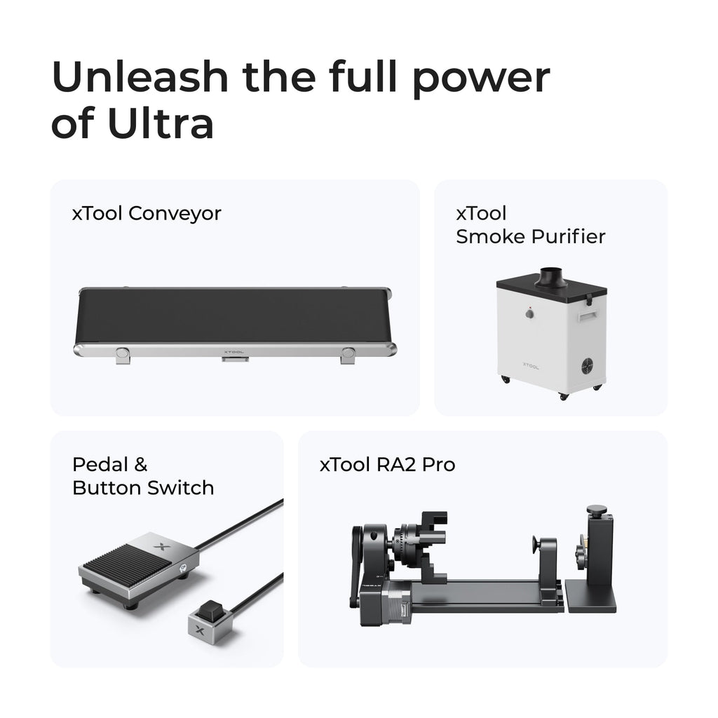 xTool F1 Ultra 20W Dual Laser Engraver | Fiber & Diode Precision