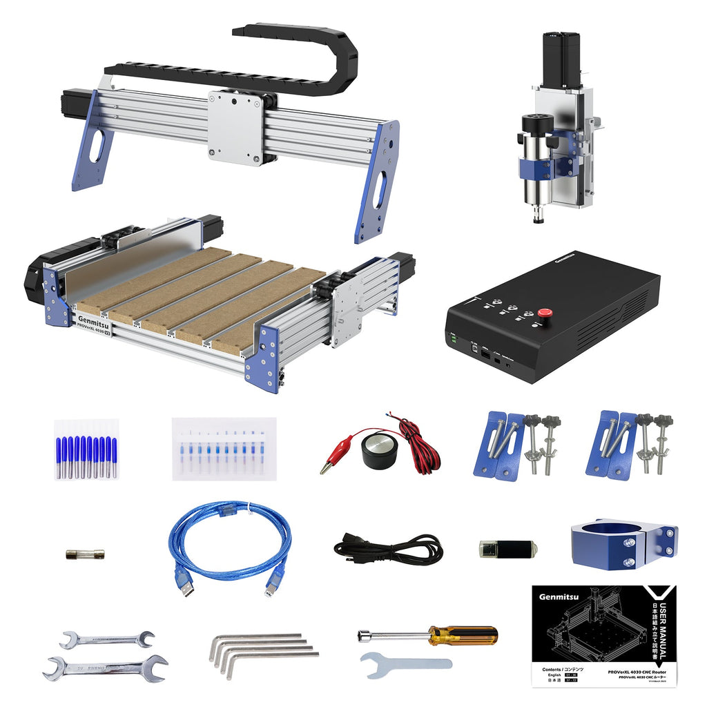 Genmitsu - PROVerXL 4030 V2 Benchtop CNC Router Bundle with Vectric Software