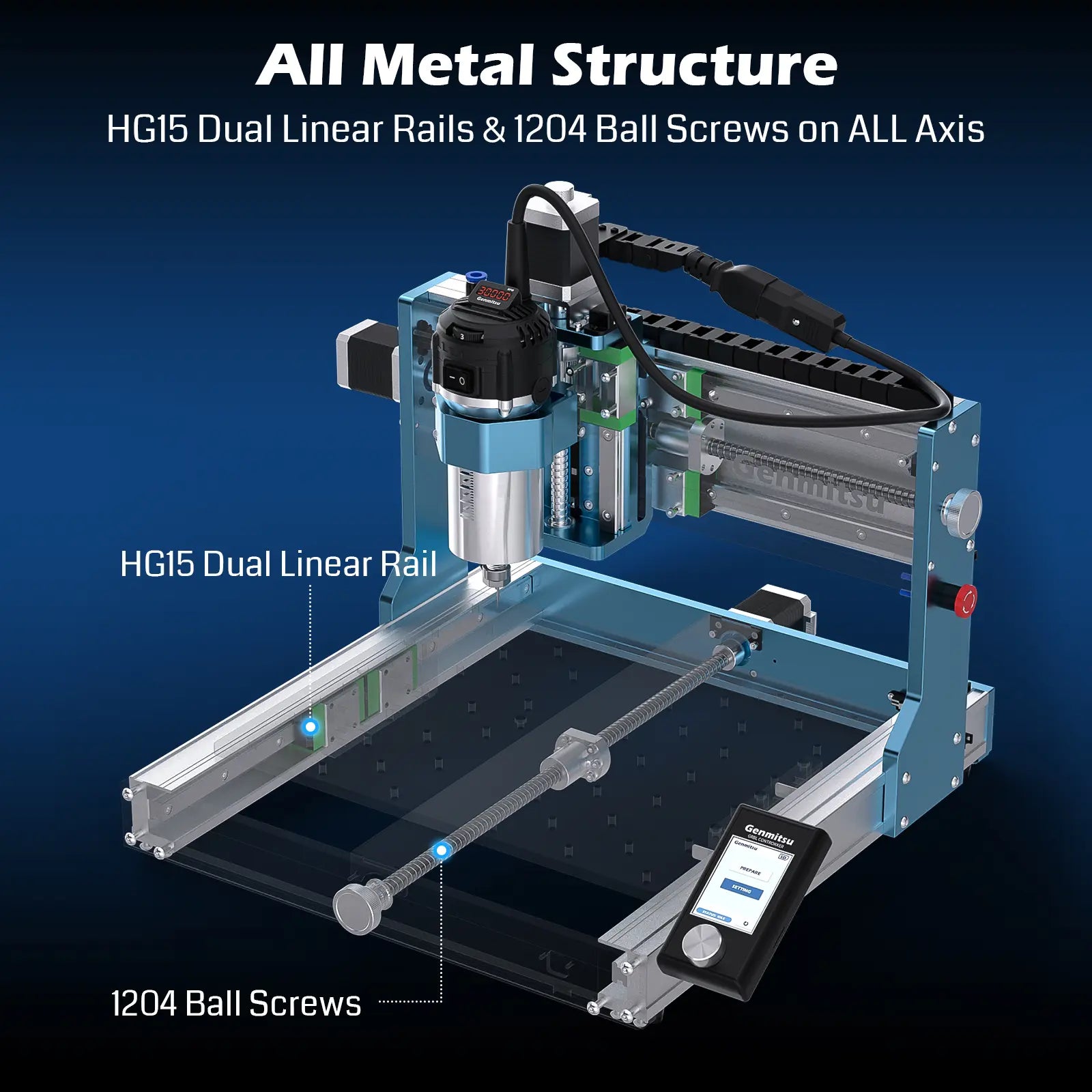 Genmitsu - 3030-PROVer Ultra High-Precision Metalworking Desktop CNC Router