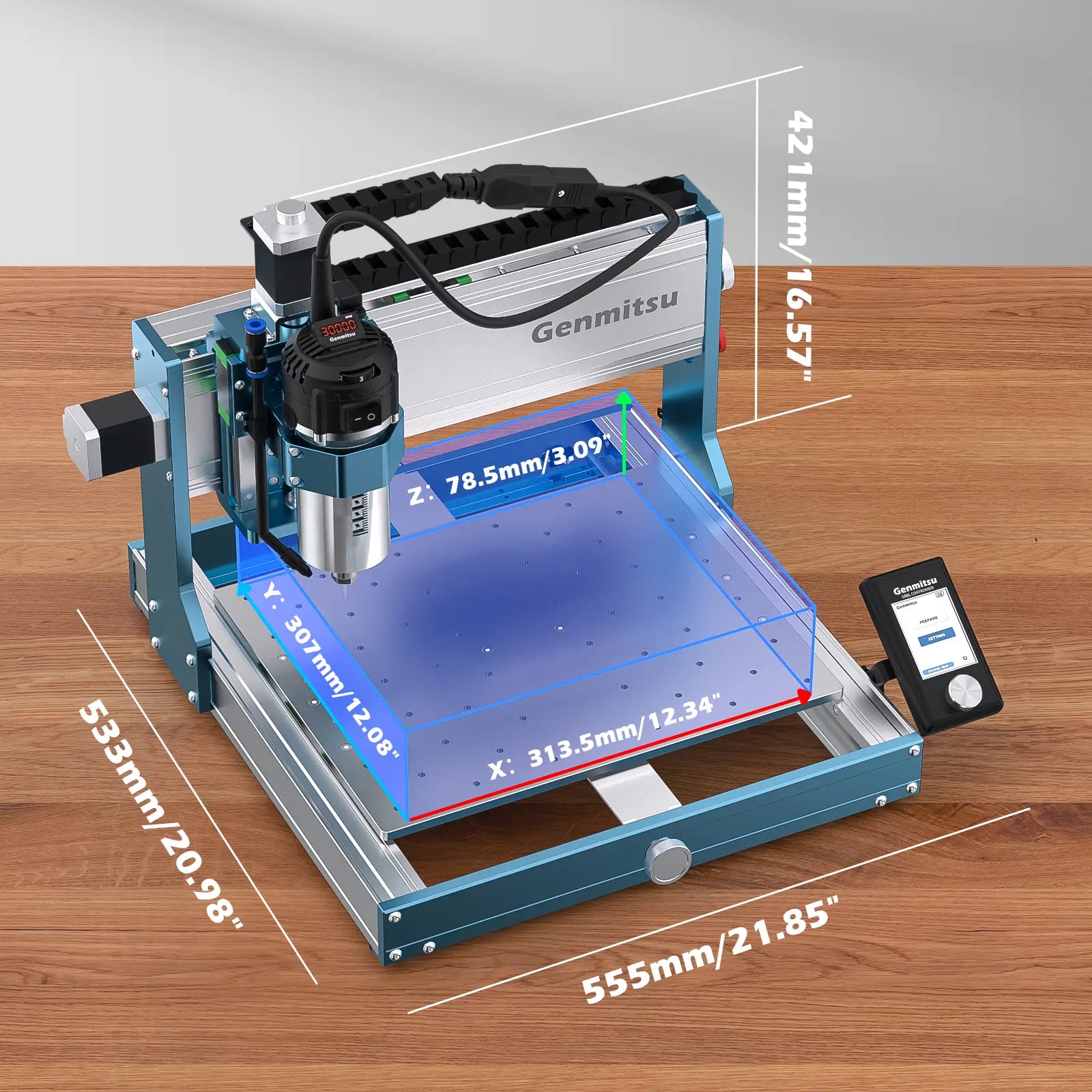 Genmitsu - 3030-PROVer Ultra High-Precision Metalworking Desktop CNC Router