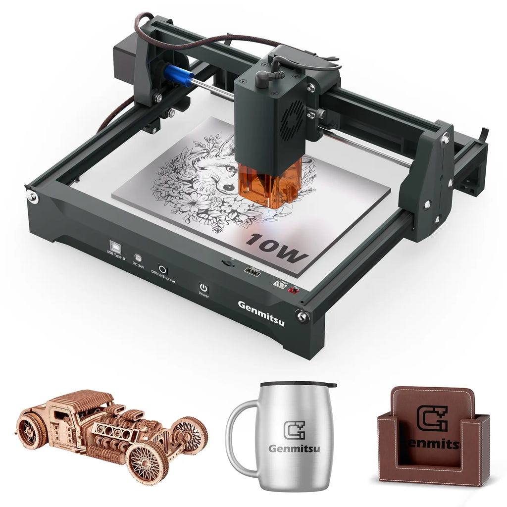 Genmitsu - Kortek Portable Enclosed Laser Engraver & Cutter