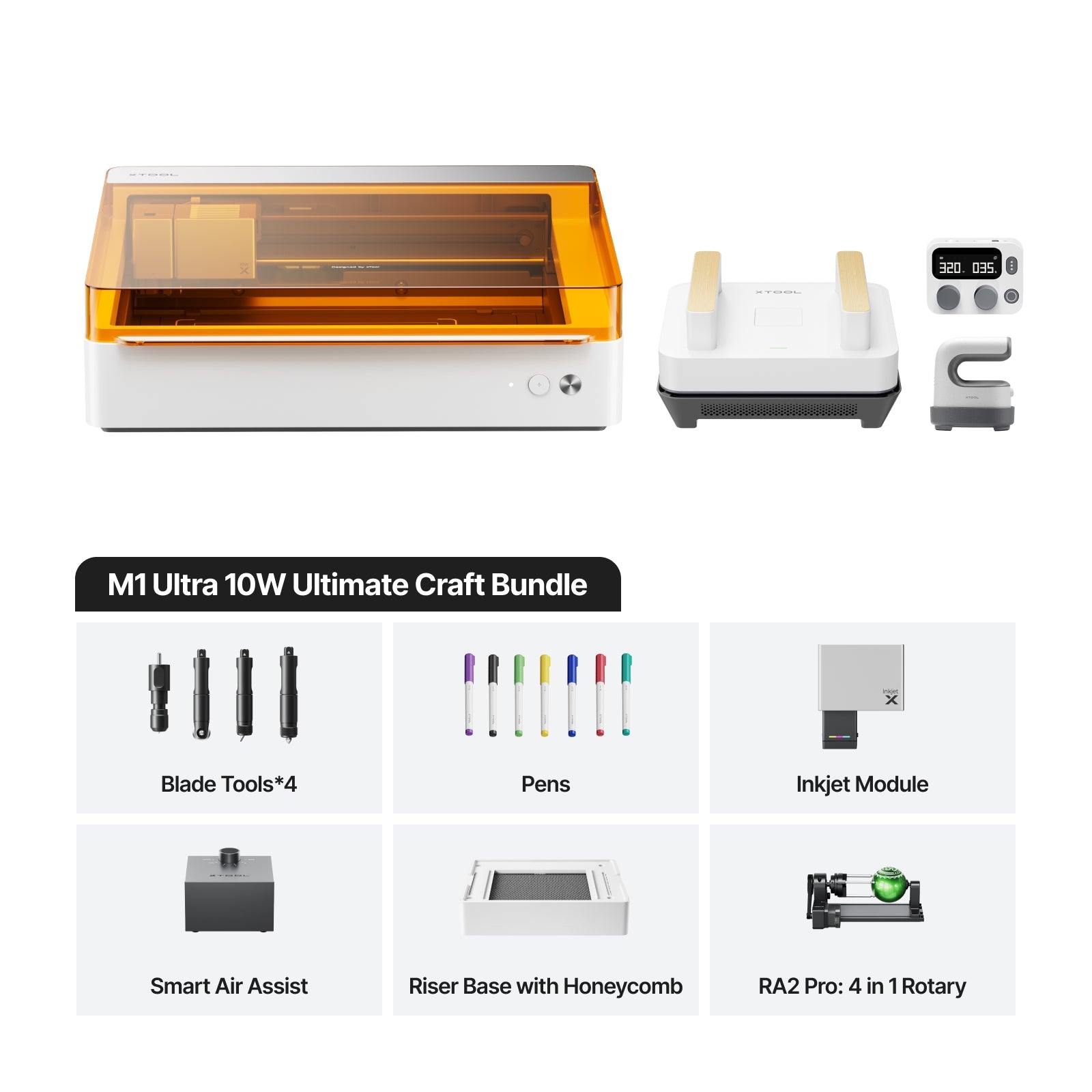 xTool M1 Ultra 4-in-1 Craft Machine | Laser, Inkjet, Blade & Pen