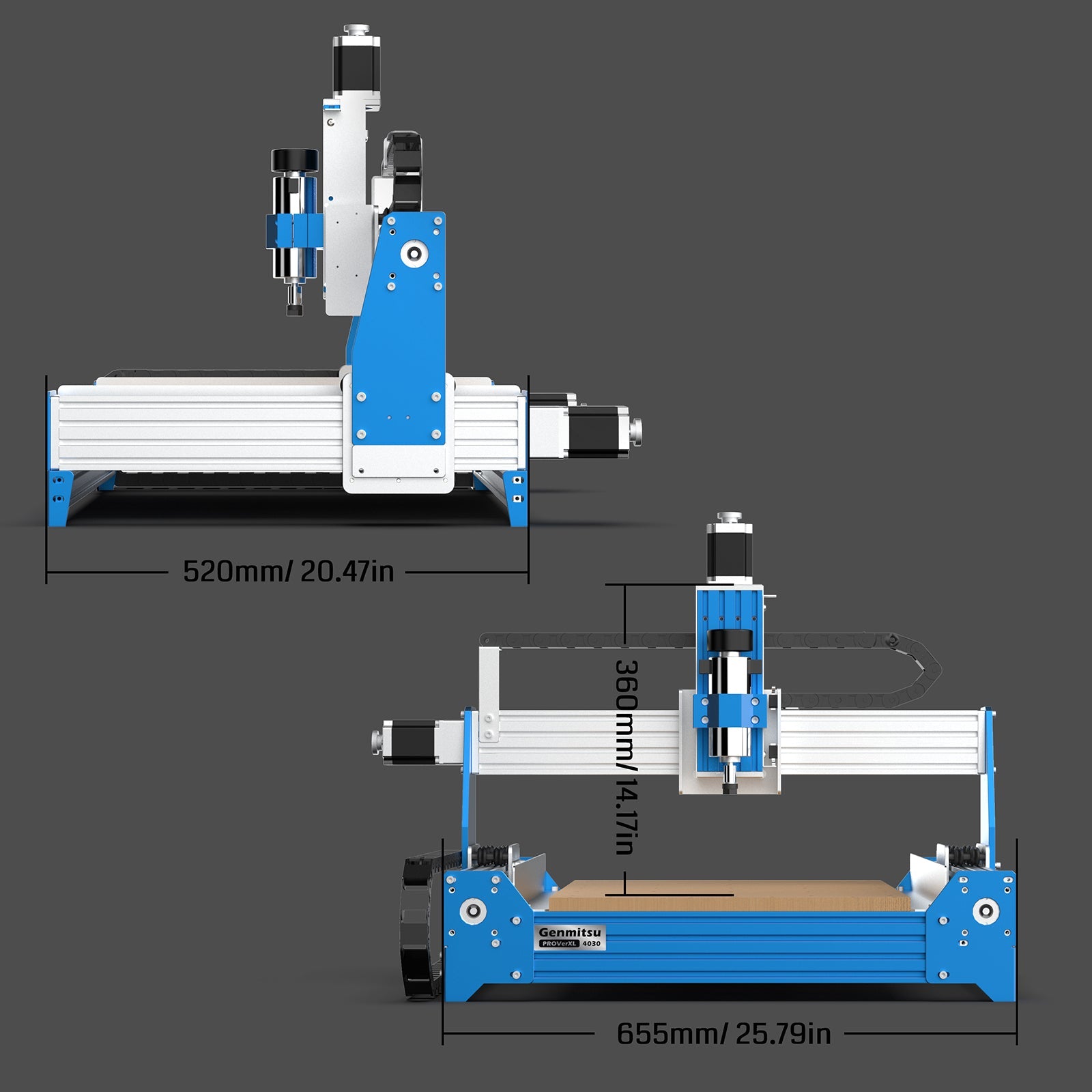 Genmitsu - PROVerXL 4030 - Benchtop CNC Router Bundle with 12-Month Carveco Maker Subscription