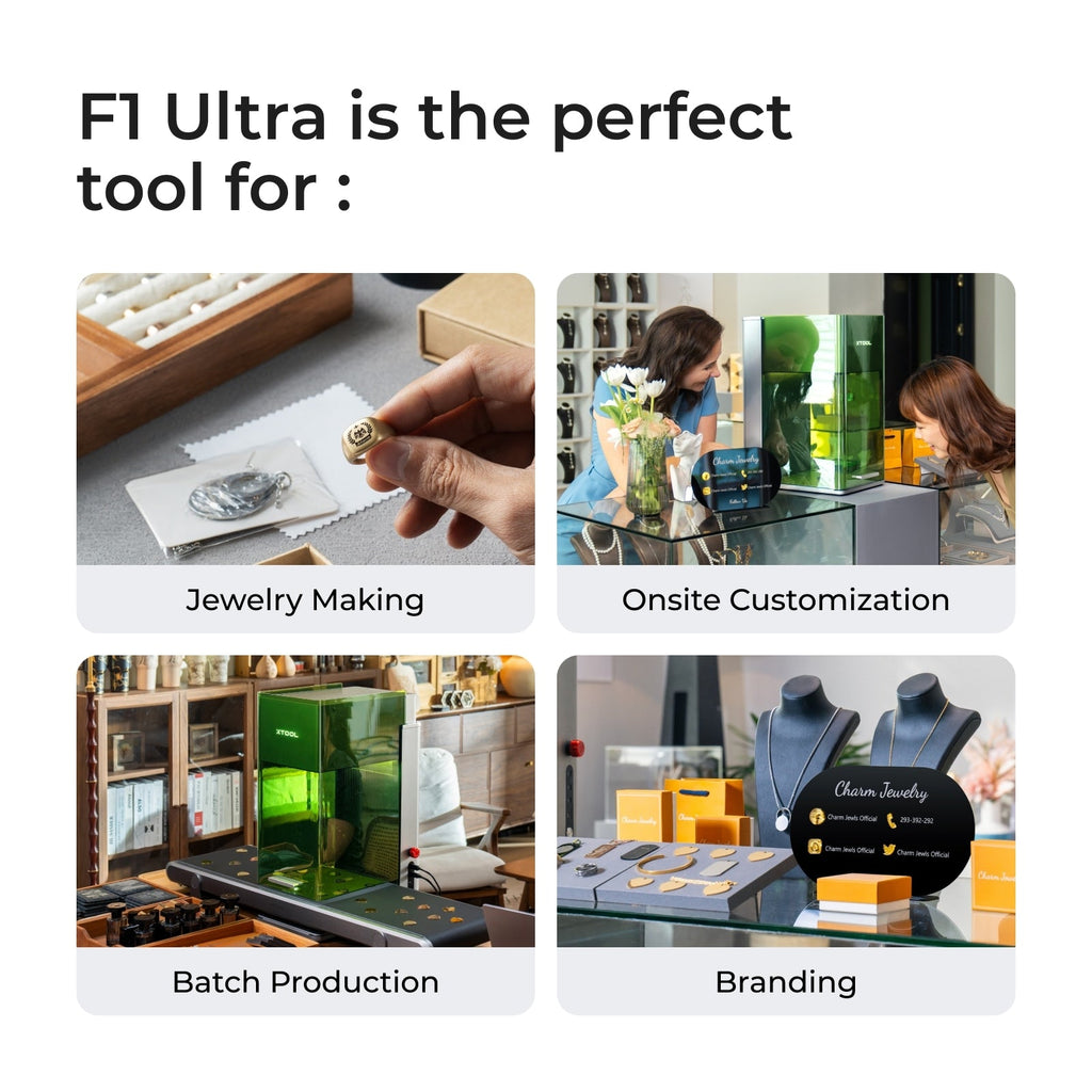 xTool F1 Ultra 20W Dual Laser Engraver | Fiber & Diode Precision