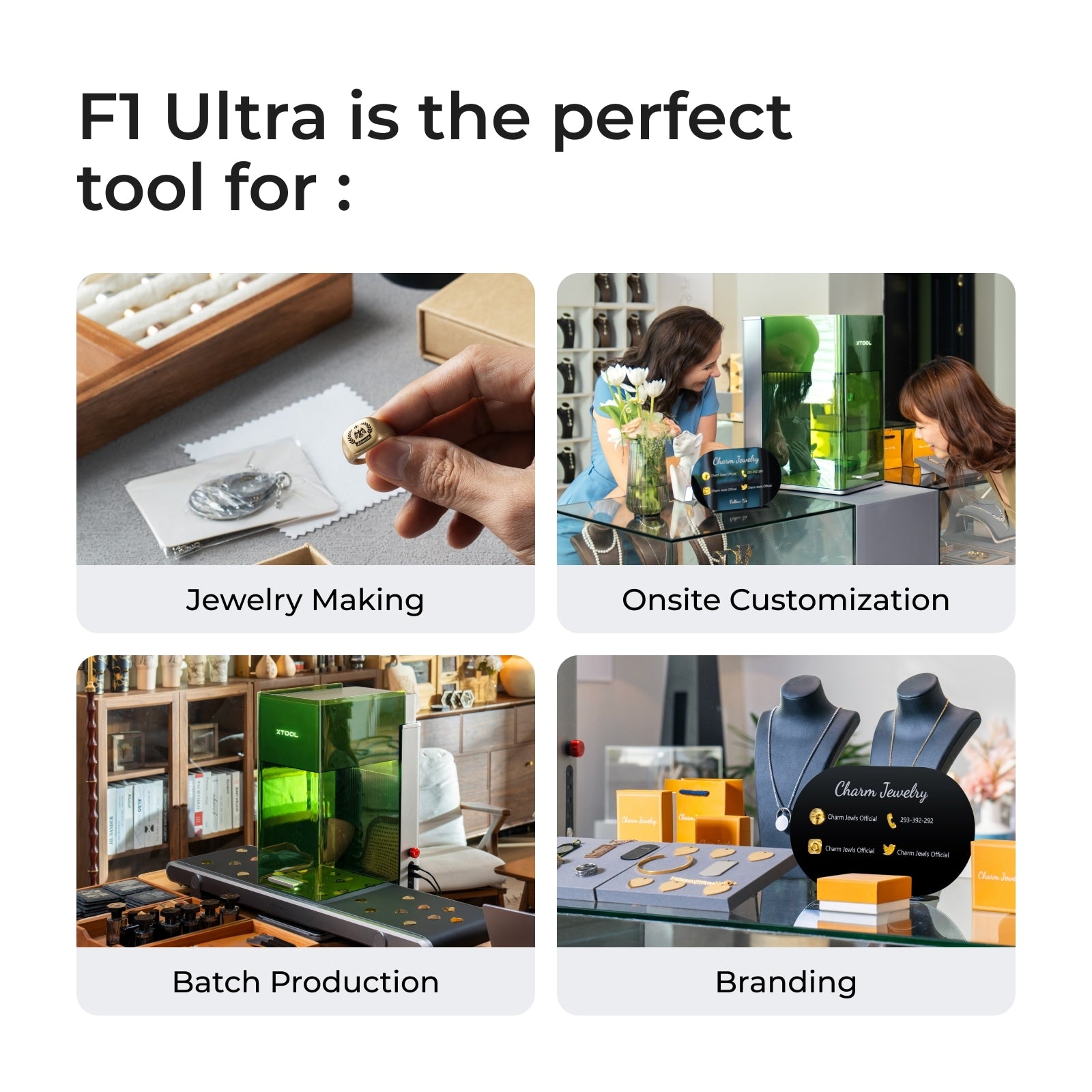 xTool F1 Ultra 20W Dual Laser Engraver | Fiber & Diode Precision