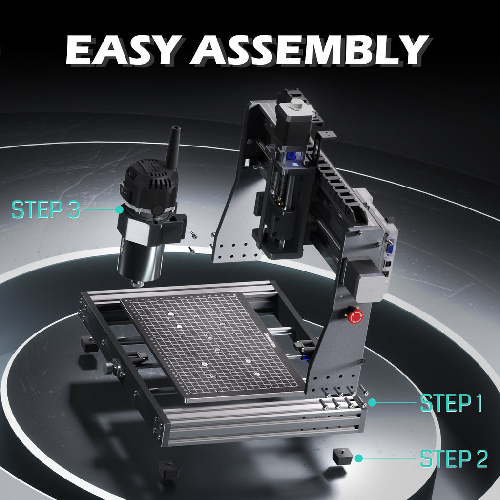 Genmitsu 3020-PRO Ultra Desktop CNC Router with Heavy-Duty 710W Spindle