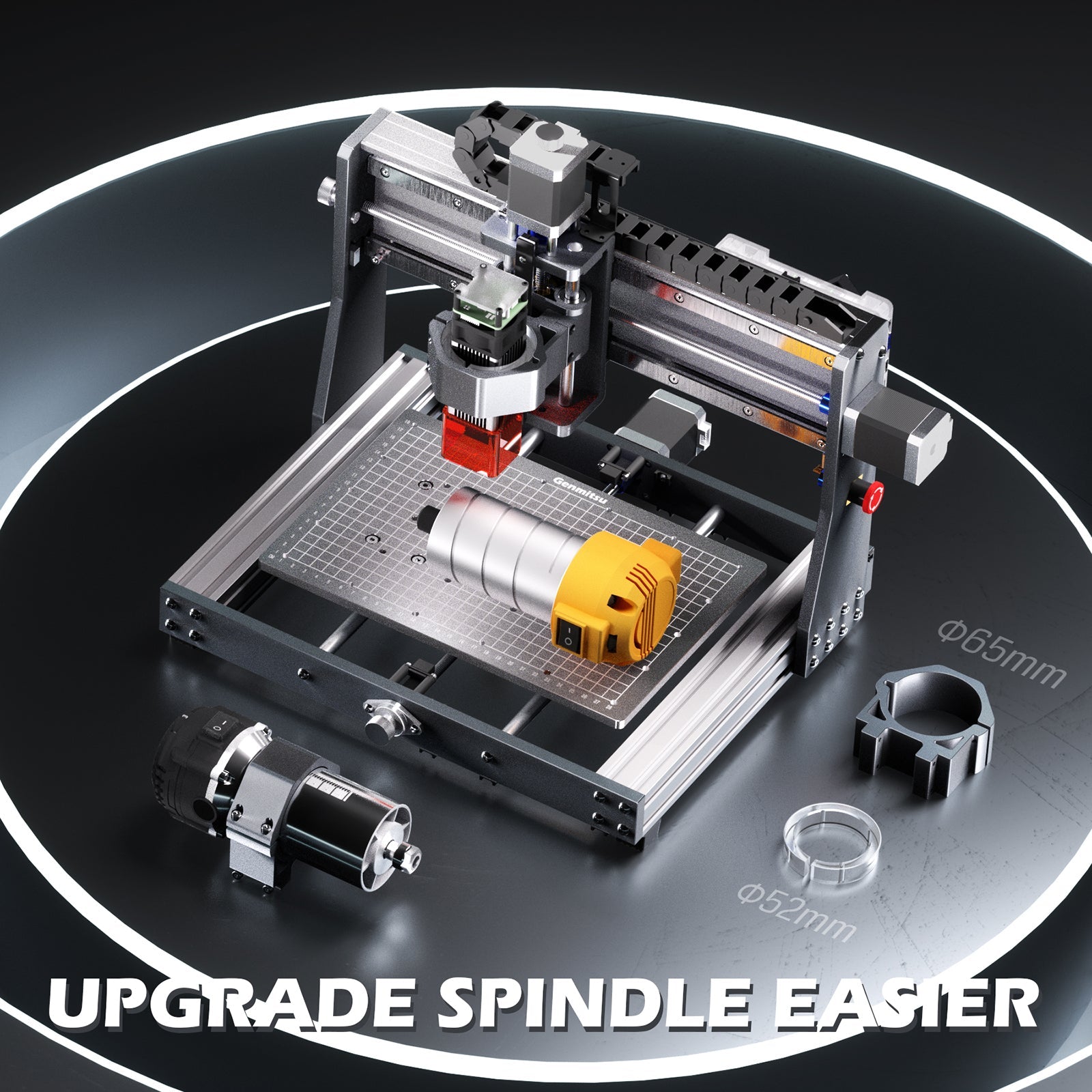 Genmitsu 3020-PRO Ultra Desktop CNC Router with Heavy-Duty 710W Spindle