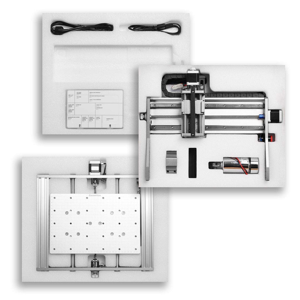 Genmitsu - 3020-PRO MAX V2 All-Metal CNC Router Machine for Metal, Wood, and Acrylic