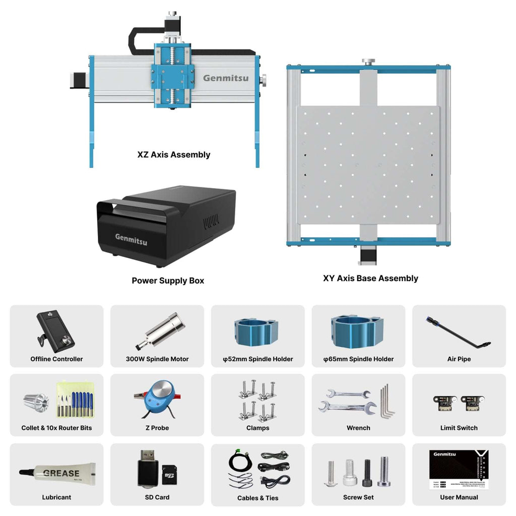 Genmitsu - 3030-PROVer Ultra High-Precision Metalworking Desktop CNC Router