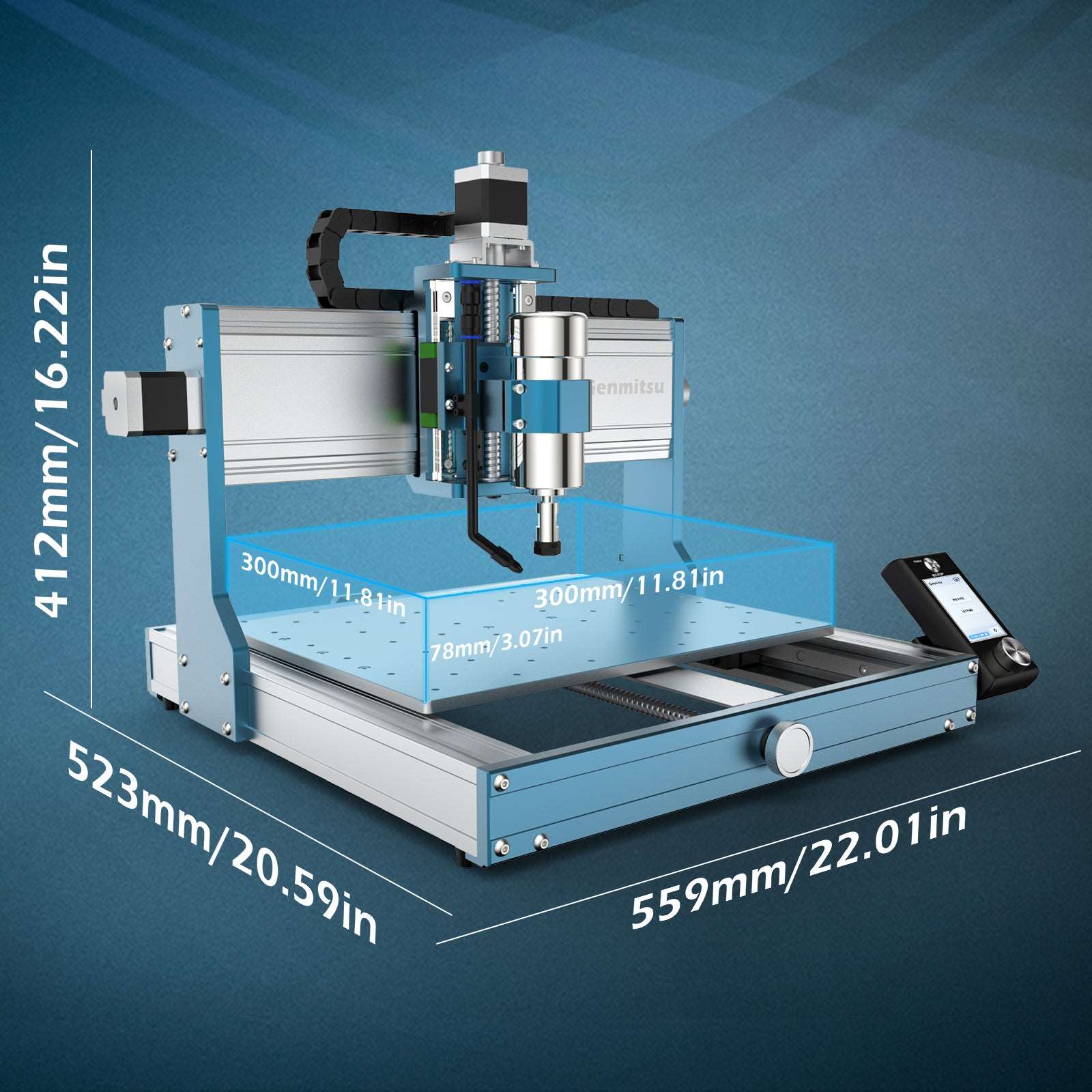 Genmitsu - 3030-PROVer Ultra High-Precision Metalworking Desktop CNC Router