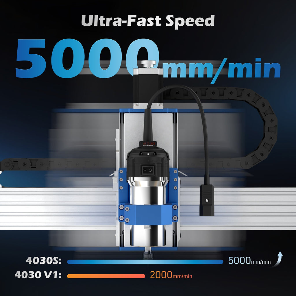 Genmitsu PROVerXL 4030S CNC Router | 710W High-Power Desktop Machine