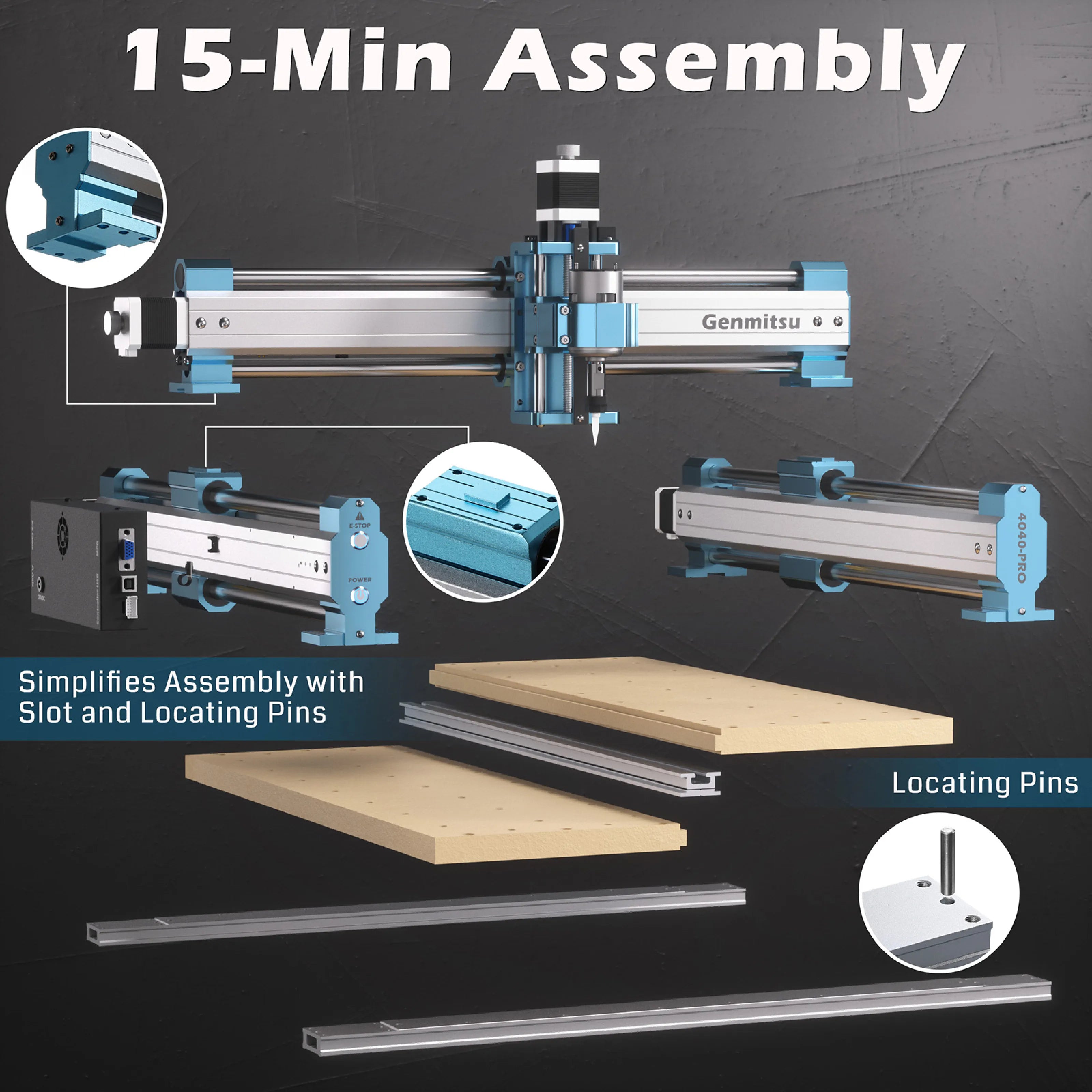 Genmitsu 4040-PRO Desktop CNC Router Machine