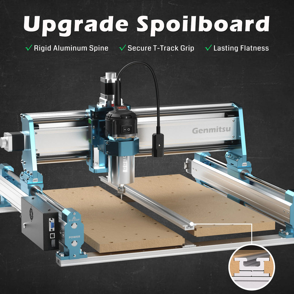 Genmitsu 4040-PRO MAX CNC Router with Vectric V-Carve & 710W Trimmer