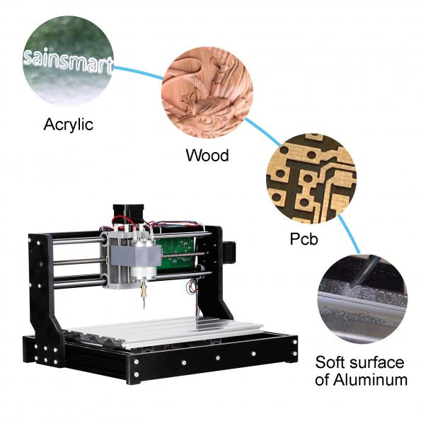Genmitsu - 3018-PRO Desktop CNC Router DIY Kit with Offline Controller