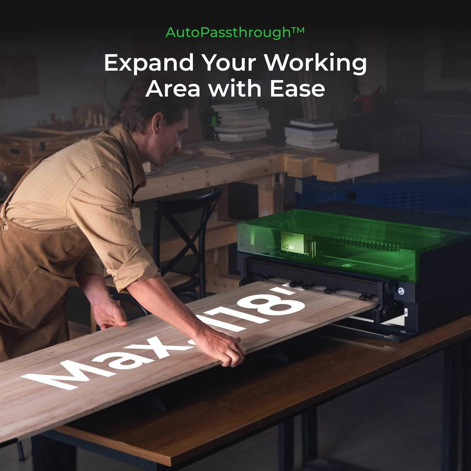 xTool S1 Enclosed Diode Laser Cutter | High-Precision Desktop Laser