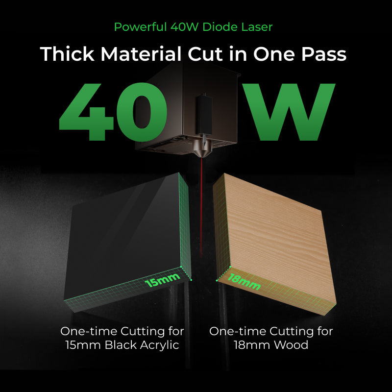 xTool S1 Enclosed Diode Laser Cutter | High-Precision Desktop Laser