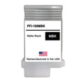 U.S. Remanufactured for Canon PFI-106MBK 130ml Matte Black Ink Cartridge
