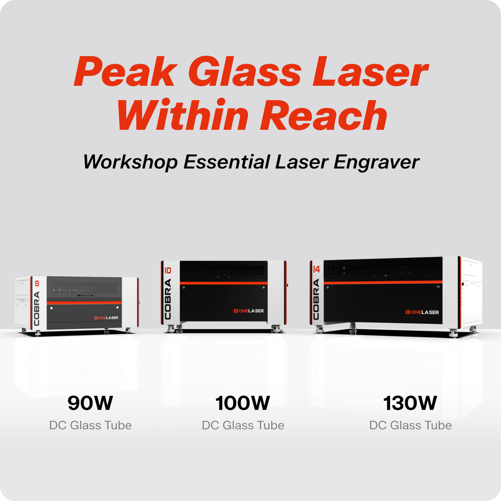 OneLaser Cobra 10 100W CO₂ Laser Engraver and Cutter