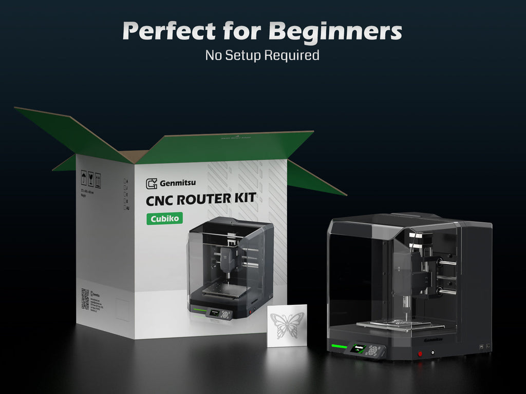 Genmitsu - Cubiko Smart Enclosed Desktop CNC Router & Multi-Tool Machine