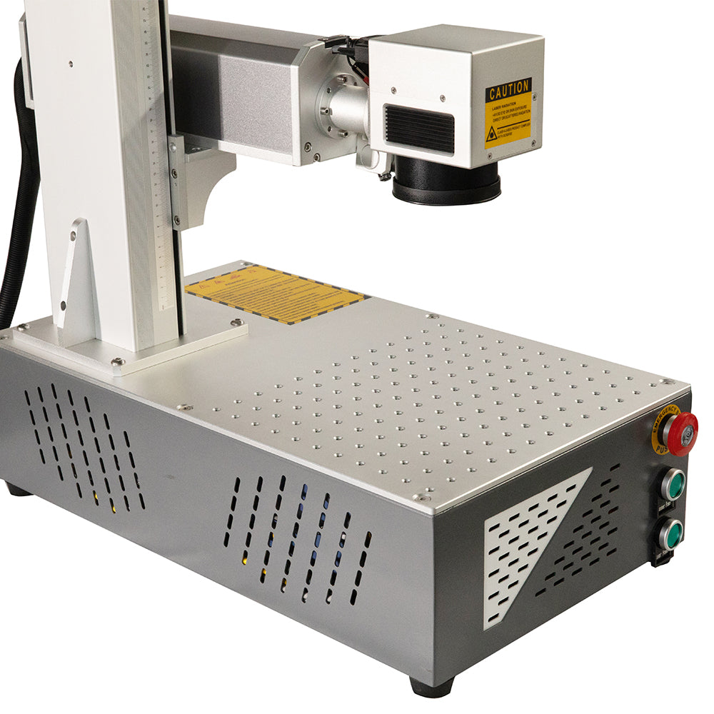 OMTech - Model FM Fiber Laser Marker Engraver - 30W/50W (4.3" x 4.3" Work Area)