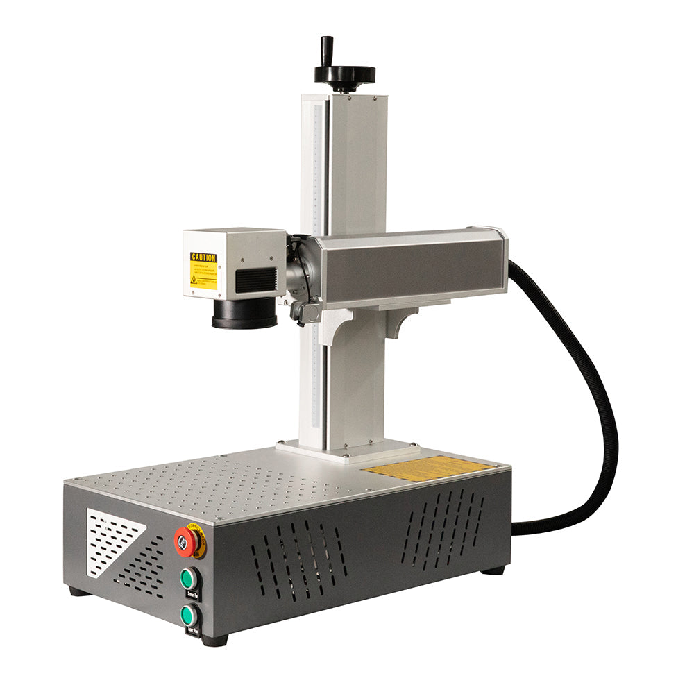 OMTech - Model FM Fiber Laser Marker Engraver - 30W/50W (4.3" x 4.3" Work Area)