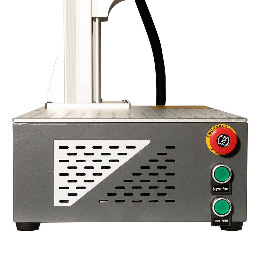 OMTech - Model FM Fiber Laser Marker Engraver - 30W/50W (4.3" x 4.3" Work Area)