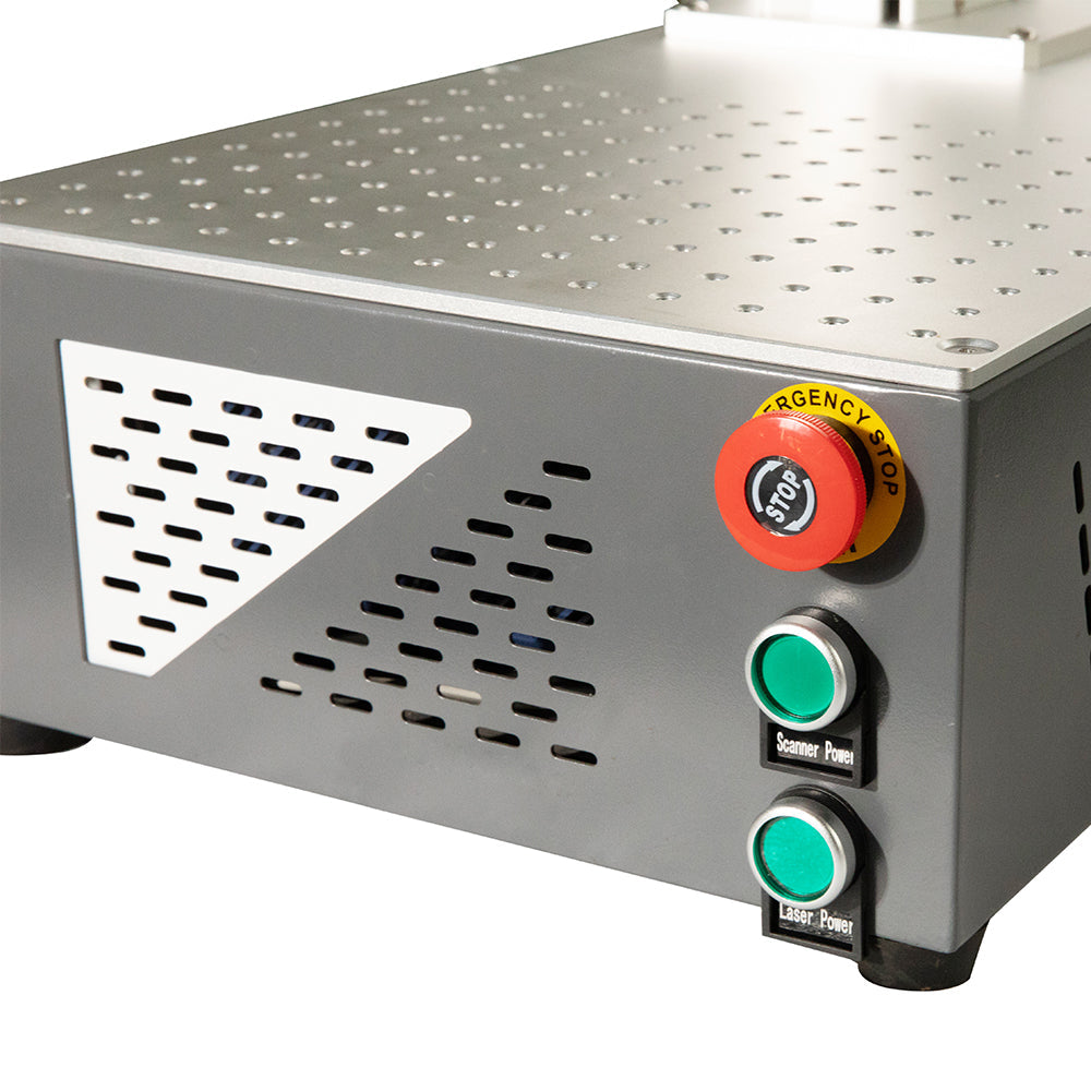 OMTech - Model FM Fiber Laser Marker Engraver - 30W/50W (4.3" x 4.3" Work Area)