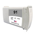 U.S. Remanufactured for HP 91 775mL (C9466A) Light Gray Ink Cartridge