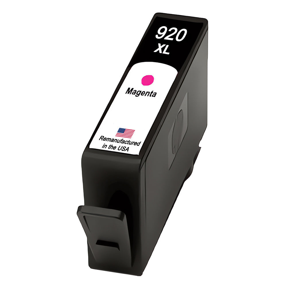 HP Compatible 920XL U.S. Remanufactured High Yield Magenta Ink Cartridge (CD973AN)