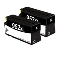 U.S. Remanufactured for HP 952XL (F6U19AN) Black Twin Pack Ink Cartridges
