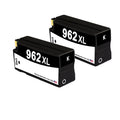 HP Compatible 962XL U.S. Remanufactured High Yield Black Ink Cartridges (Twin Pack)