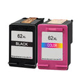 HP Compatible 62XL U.S. Remanufactured High Yield Ink Cartridges (Black & Tri-Color Combo Pack)