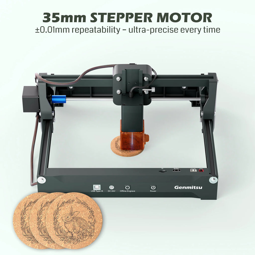 Genmitsu - Kortek Portable Enclosed Laser Engraver & Cutter