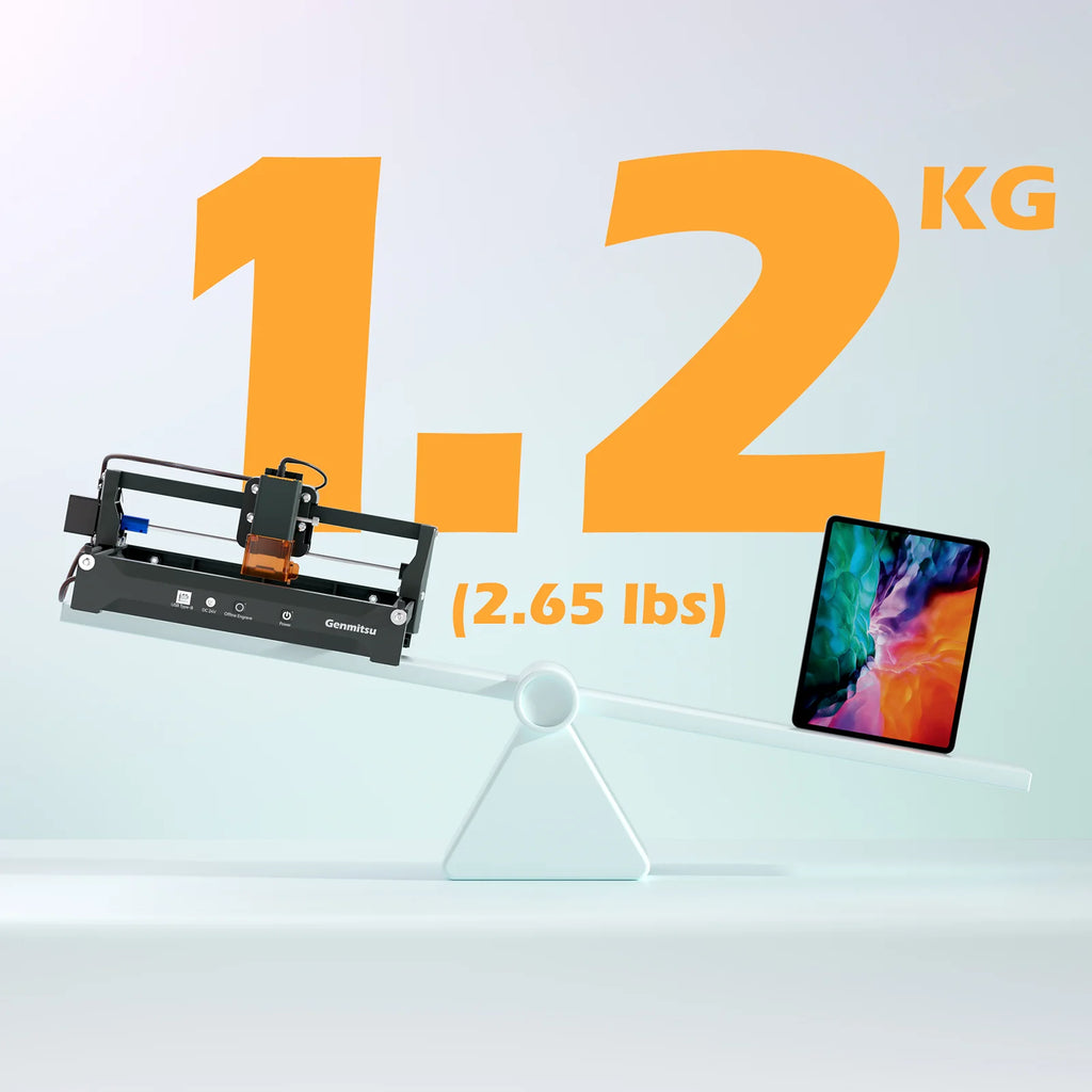 Genmitsu - Kortek Portable Enclosed Laser Engraver & Cutter