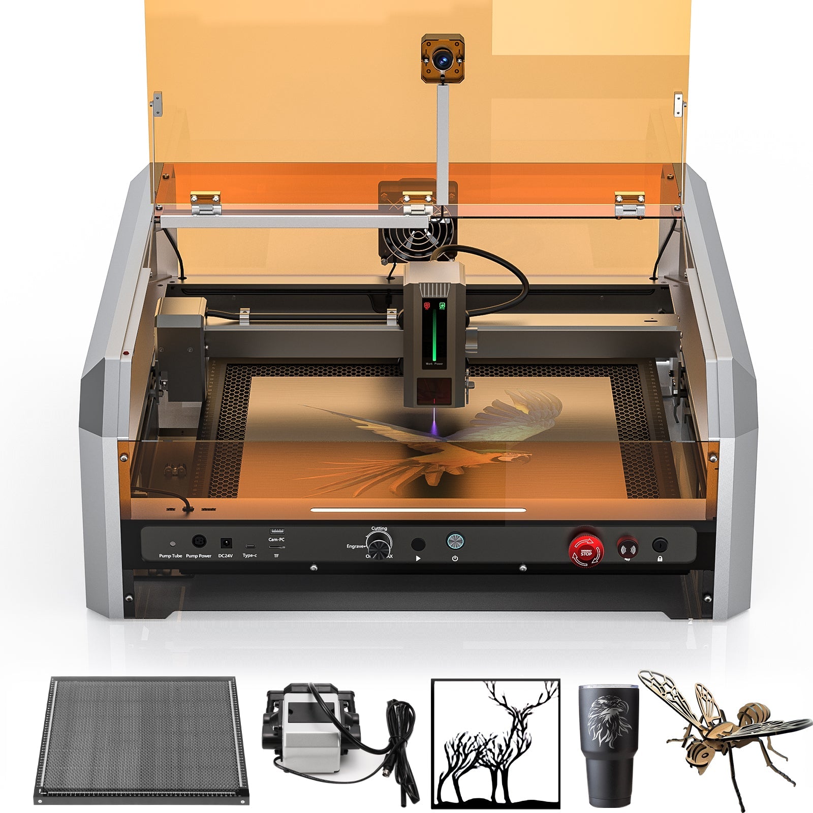 Genmitsu - L8 All-in-One High-Speed Laser Engraver & Cutter (20W/40W Optical Power)