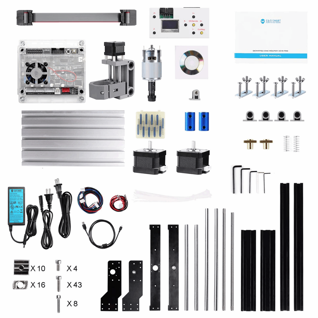 Genmitsu - 3018-PRO Desktop CNC Router DIY Kit with Offline Controller