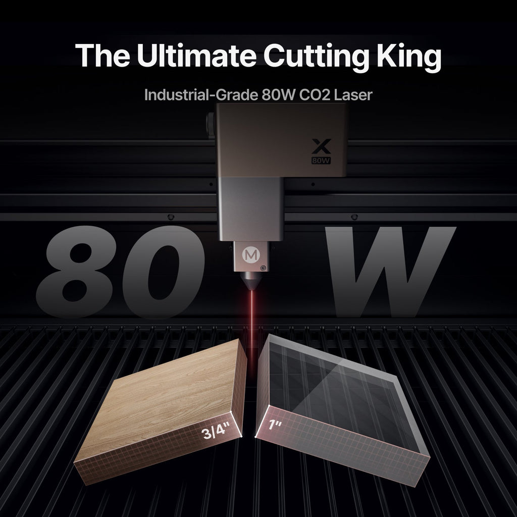 xTool P3 80W CO2 Laser Cutter | Flagship Large Format & Automation
