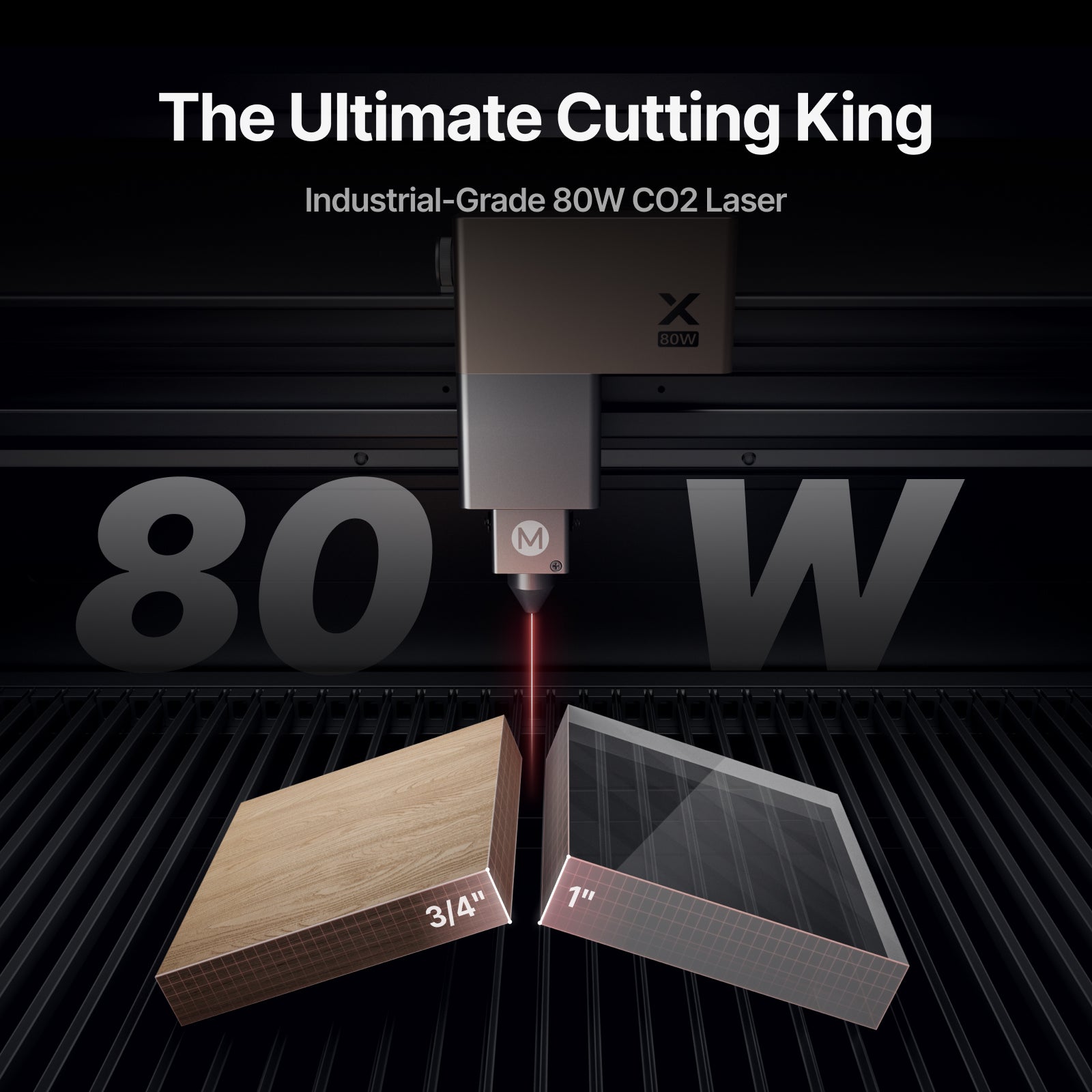 xTool P3 80W CO2 Laser Cutter | Flagship Large Format & Automation