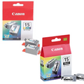 New, Pre-Owned - Canon BCI-15 Black and Color Ink Cartridge-4 Pack