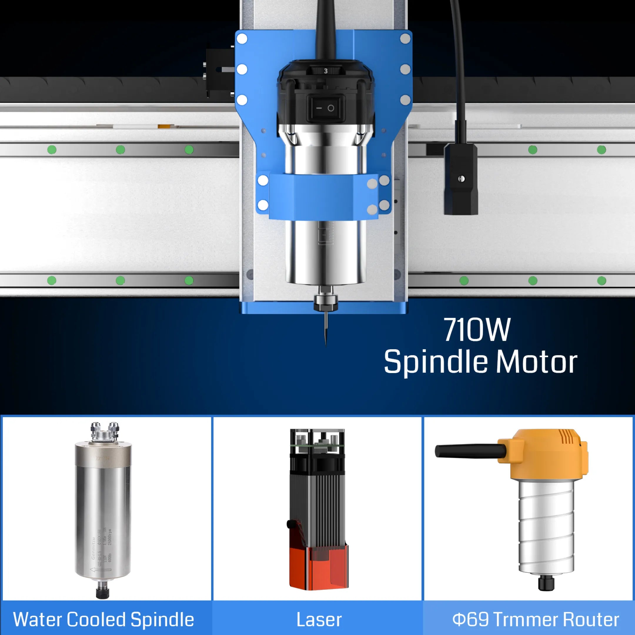 Genmitsu - PROVerXL 2x2 Professional Benchtop CNC Router Bundle with Vectric Software
