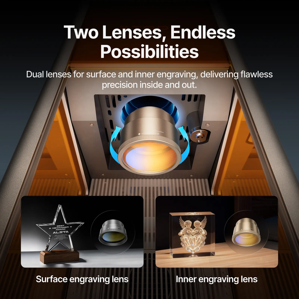 xTool P+F Ultimate Duo | Hybrid CO2 & Galvo Laser System
