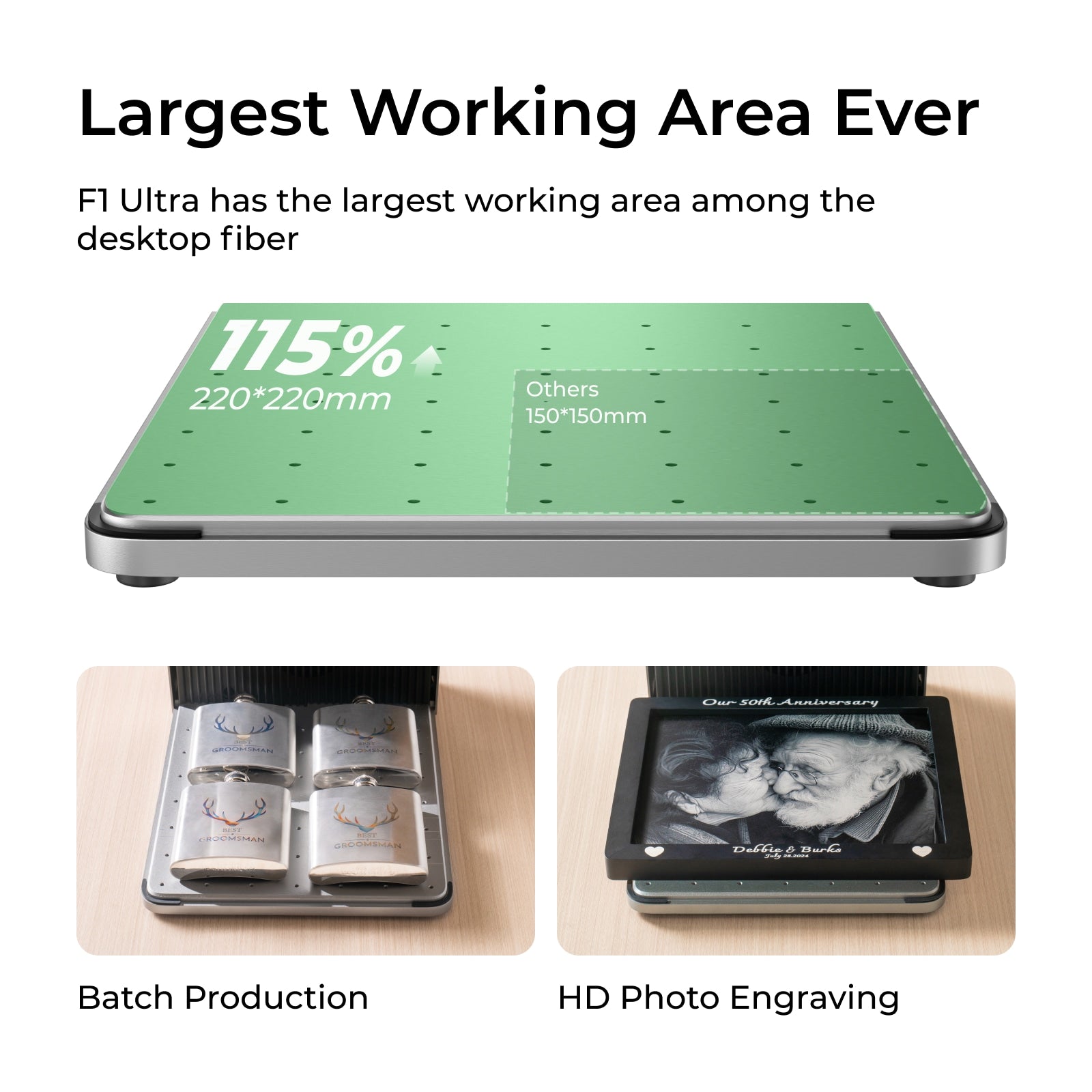 xTool F1 Ultra 20W Dual Laser Engraver | Fiber & Diode Precision