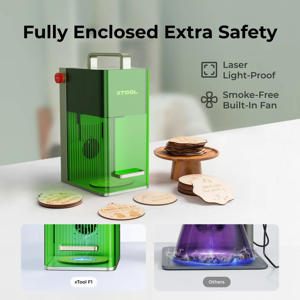 xTool F1 Portable Dual Laser Engraver | High-Speed Diode & IR