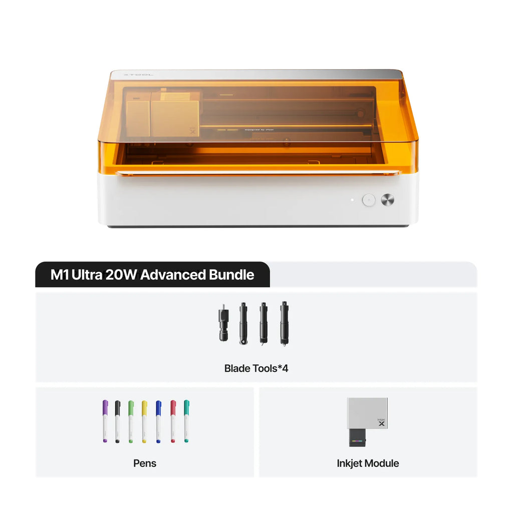 xTool M1 Ultra 4-in-1 Craft Machine | Laser, Inkjet, Blade & Pen