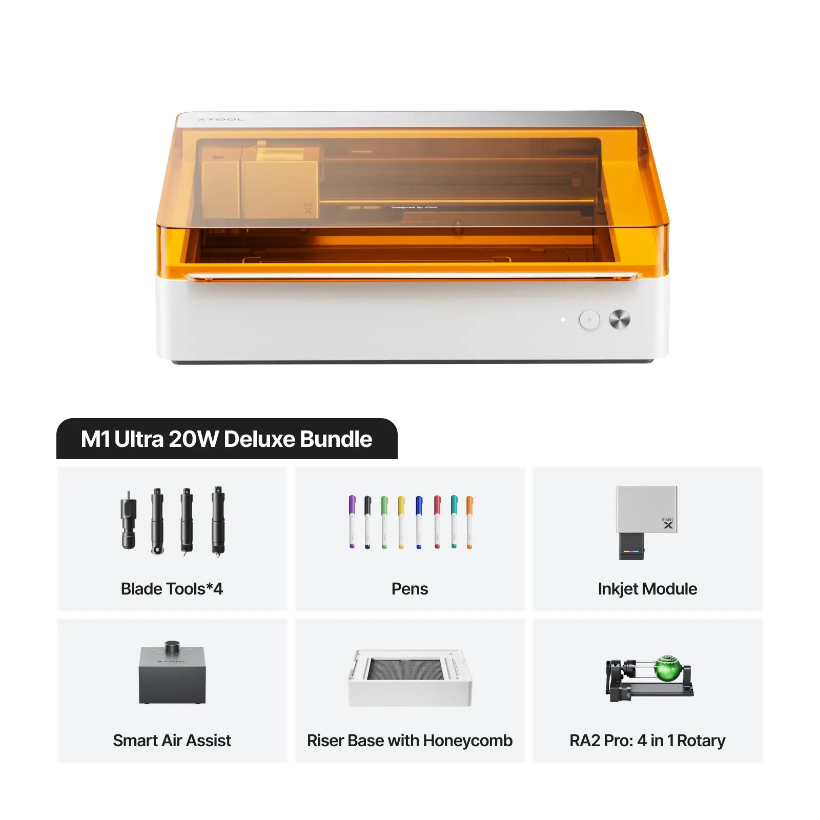 xTool M1 Ultra 4-in-1 Craft Machine | Laser, Inkjet, Blade & Pen