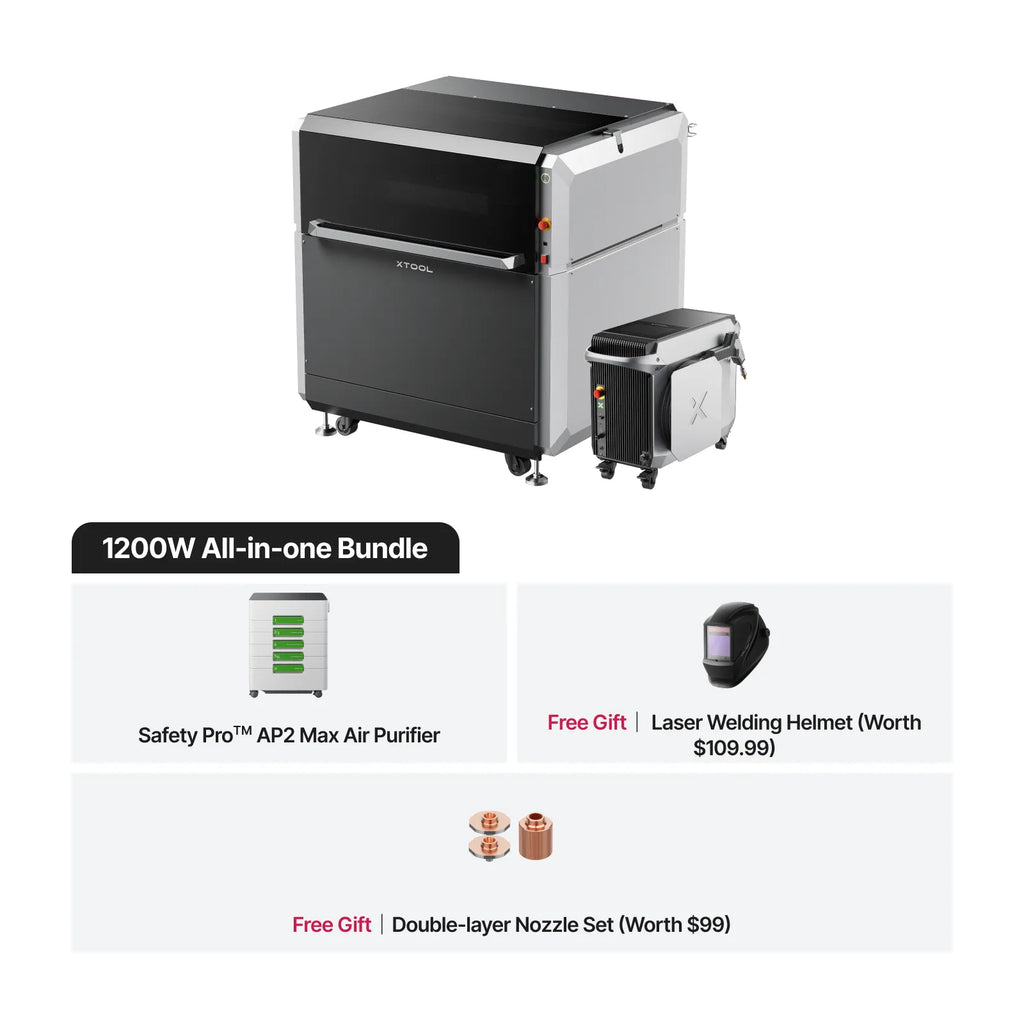 xTool MetalFab 3-in-1 Laser Welder, CNC Cutter & Cleaner
