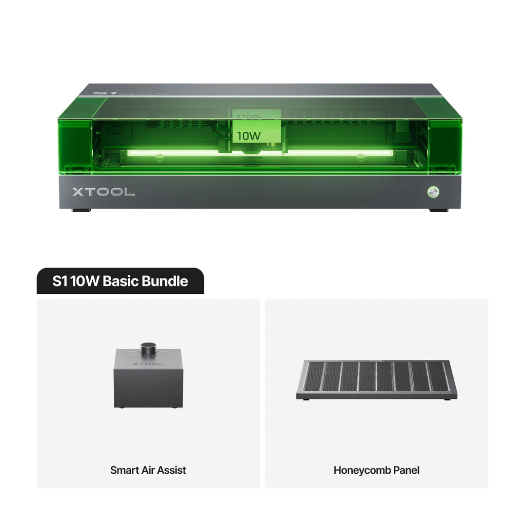 xTool S1 Enclosed Diode Laser Cutter | High-Precision Desktop Laser