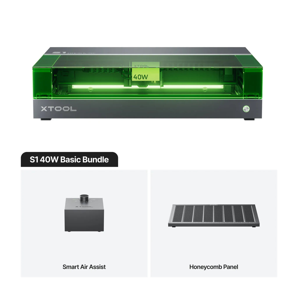 xTool S1 Enclosed Diode Laser Cutter | High-Precision Desktop Laser