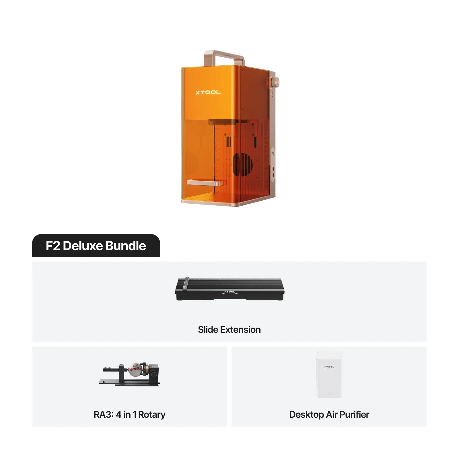 xTool F2 Portable Dual Laser Engraver | 5W IR & 15W Diode